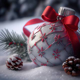 White Xmas wallpaper