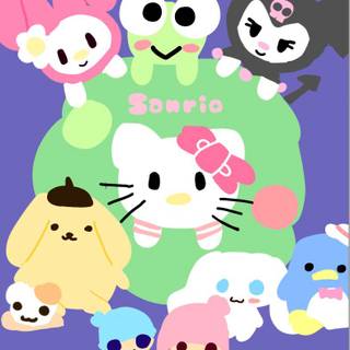 Cute Sanrio Christmas wallpaper