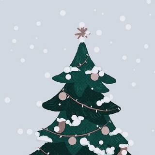 Cartoon Xmas wallpaper