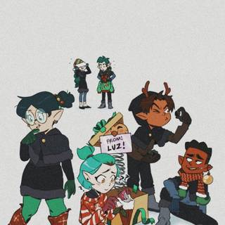 The Owl House Christmas wallpaper