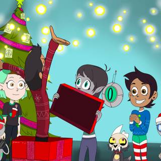 The Owl House Christmas wallpaper