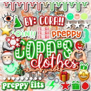 Preppy Christmas PFP wallpaper