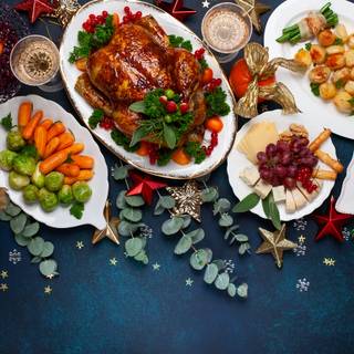 Xmas food wallpaper