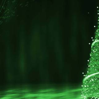 Green Xmas wallpaper