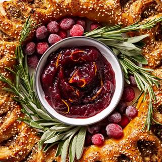 Xmas food wallpaper