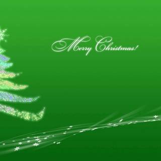 Green Xmas wallpaper