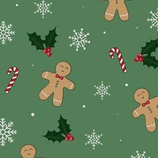 Green Xmas wallpaper