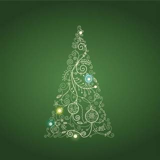 Green Xmas wallpaper
