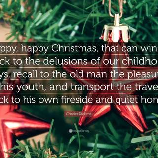 Happy Christmas quotes wallpaper