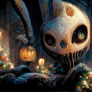 Spooky Christmas wallpaper