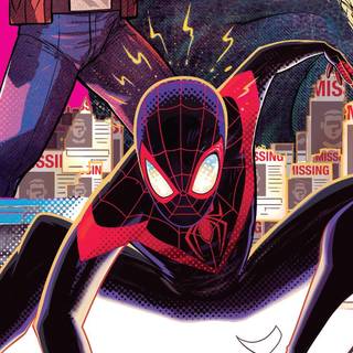 Miles Morales comic wallpaper