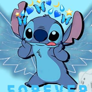 Stitch iPad wallpaper
