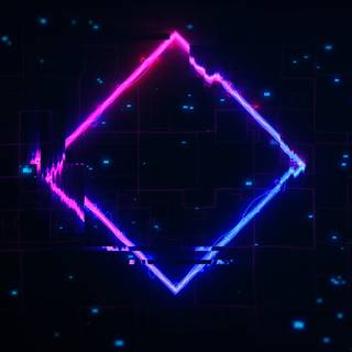 Purple cyber wallpaper