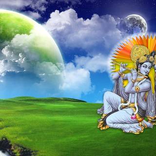 Desktop Krishna wallpaper