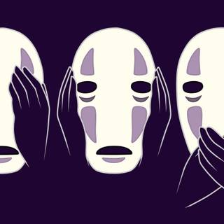 Spirited Away No Face wallpaper