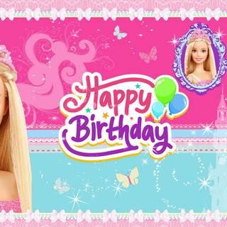 Barbie birthday wallpaper