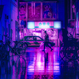 Cyber grunge desktop wallpaper