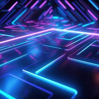 Cyber grunge desktop wallpaper