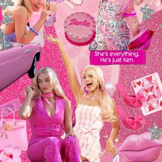 Barbie birthday wallpaper