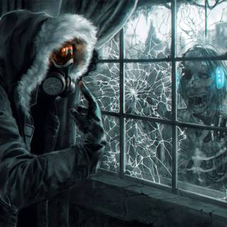 Zombies scary desktop wallpaper