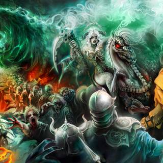 Zombies scary desktop wallpaper