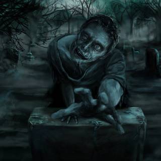 Zombies scary desktop wallpaper