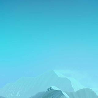 Phone minimalist blue wallpaper