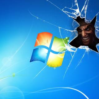 Broken computer wallpaper