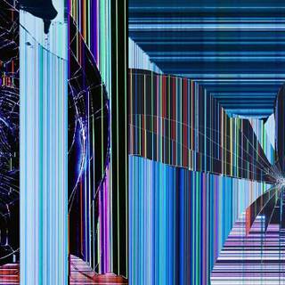 Broken computer wallpaper