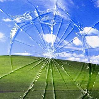 Broken computer wallpaper
