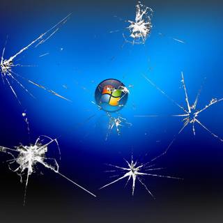 Broken computer wallpaper