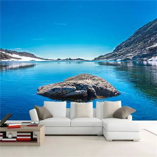 Blue sky reflection wallpaper