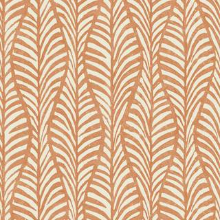 Orange and cream wallpaper