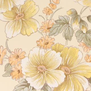 Orange and cream wallpaper