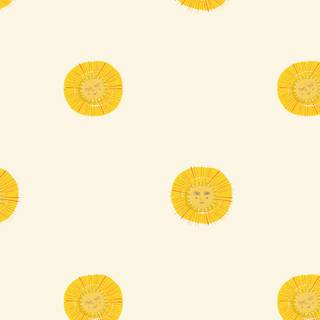 Orange and cream wallpaper