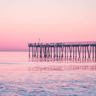 Preppy sunset wallpaper