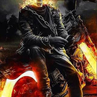 Ghost Rider iPhone 14 wallpaper