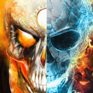 Ghost Rider iPhone 14 wallpaper