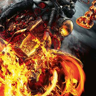 Ghost Rider iPhone 14 wallpaper
