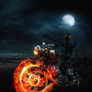 Ghost Rider iPhone 14 wallpaper