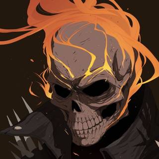 Ghost Rider iPhone 14 wallpaper