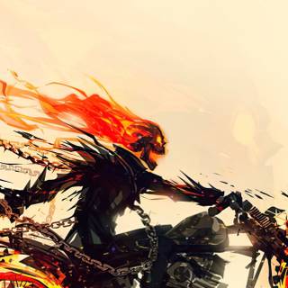Ghost Rider iPhone 14 wallpaper