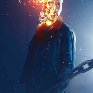 Ghost Rider iPhone 14 wallpaper