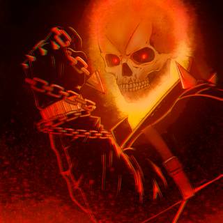 Ghost Rider iPhone 14 wallpaper