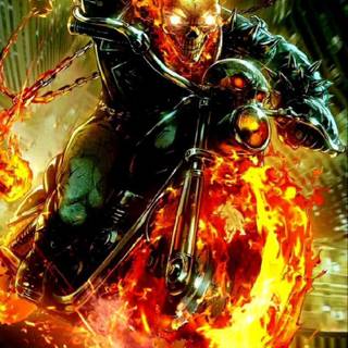 Ghost Rider iPhone 14 wallpaper