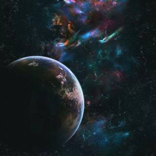 Solar System 4k iPhone wallpaper