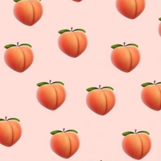 Peach Emoji wallpaper