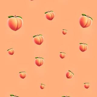 Peach Emoji wallpaper