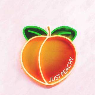 Peach Emoji wallpaper