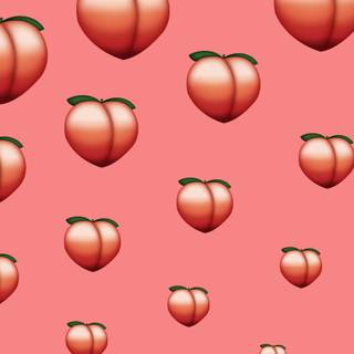 Peach Emoji wallpaper
